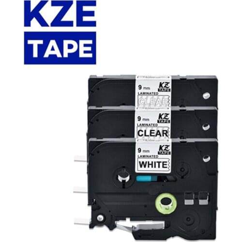 3 Pcs of compatible Brother label tape TZE-121 multi-color laminated ribbon TZE tape for P-touch Laber pri231 tze 231 tze-231