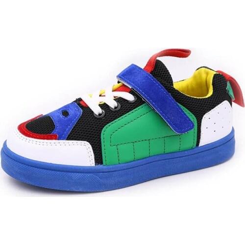 2020 Autumn New Children Mesh Sports Shoes Girl Sneakers Breathable Spring Fashion Kids Toddler Shoe For Boy Casual Shoe Student