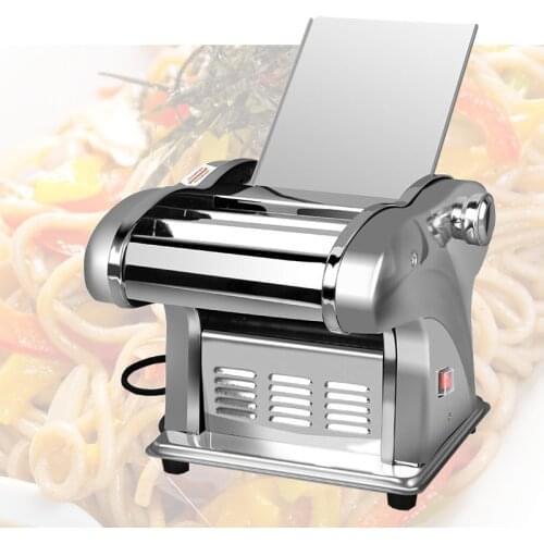 220V Pressing Flour Machine Home Electric Noodle Automatic Pasta Machine Stainless Steel Noodle Cutting Dumpling Skin Machine