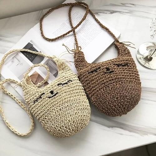New Handmade Straw Bags Women Cute Crossbody Bag For Summer Bohemian Beach Bags Luxury Brand Lady purses and handbags Bolsa 2021