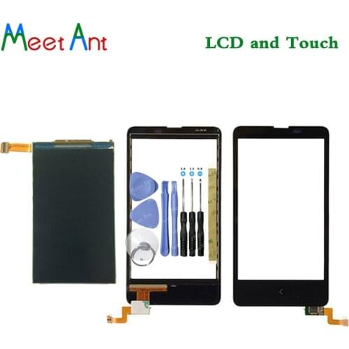New High Quality 4.0'' For Nokia X RM-980 Lcd Display With Touch Screen Digitizer Sensor