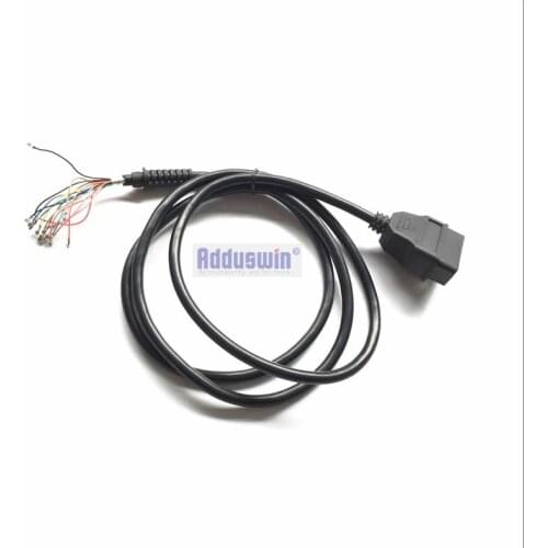 OBD OBD2 16Pin Extension Opening Cable DYI OBD Diagnostic Interface Connector with 2.0 terminal assemble