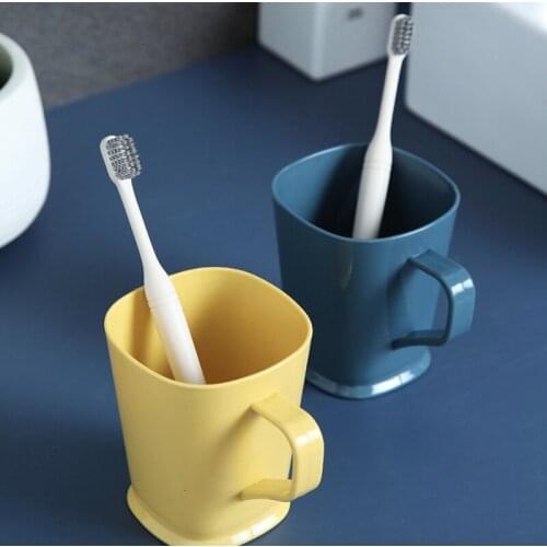 Plastic Kid Cartoon Fruit Toothbrush Cup Bathroom Tumbler Mouthwash Travel Toothbrush Holder Home Lover Couple Bathroom