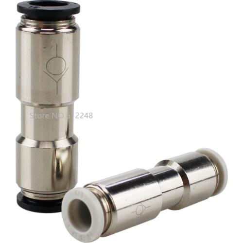 PCVU Pneumatic check valve one-way valve CVPU 04/6/8/10/12 air pipe quick insert quick coupling PCVU reverse check valve