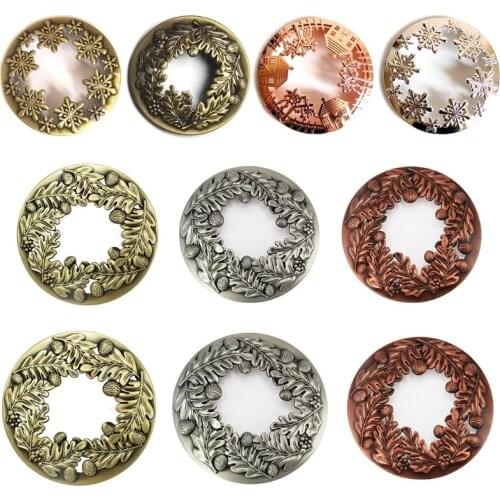 Candle Toppers Snowflake Style Candle Accessories Shades Sleeves Cover for Jar Candles Thanksgiving Gift