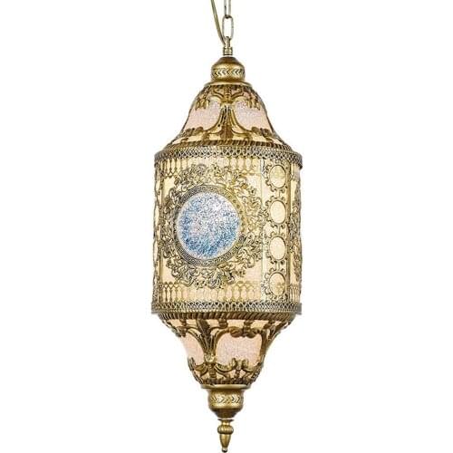 Luxury Crystal Stainless Steel Hollow Out Living Room Pendant Light Modern Dining Room Restaurant Pendant Hanging Lamp