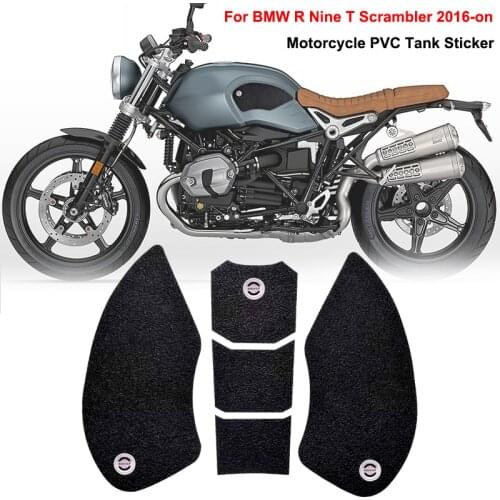 Full Set Motorcycle Anti slip Fuel Tank Pads Gas Knee Grip Traction Sticker Protector For BMW R Nine T Scrambler Rnine T 2016-on