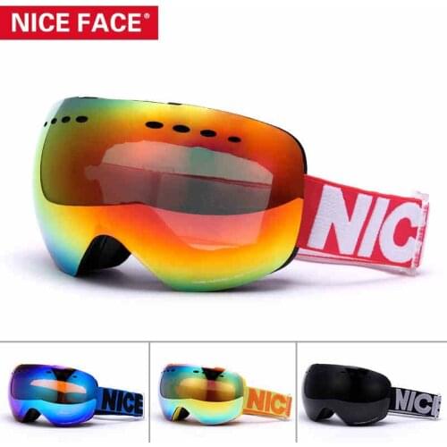 Outdoor Sports Professional Ski Goggles Double Layers UV400 Anti-fog Adult Snowboard Skiing Glasses Women Men Snow Skate Eyewear