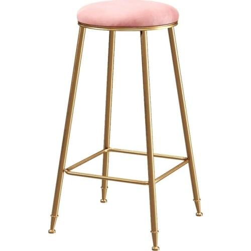 Nordic modern home leisure bar stools coffee restaurant simple light luxury high chair custom stool