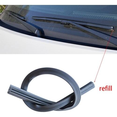 For Nissan Kicks 2012 2013 2014 2015 2016 2017 2018 2019 Car Wiper Refill Replace Rubber strip 10mm 14+26" Dedicated accessories