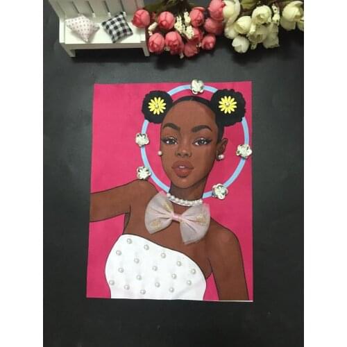 Beaded rhinestones beauty patch vintage embroidered applique fashion clothing decoration sew on patch accessories Motif patch