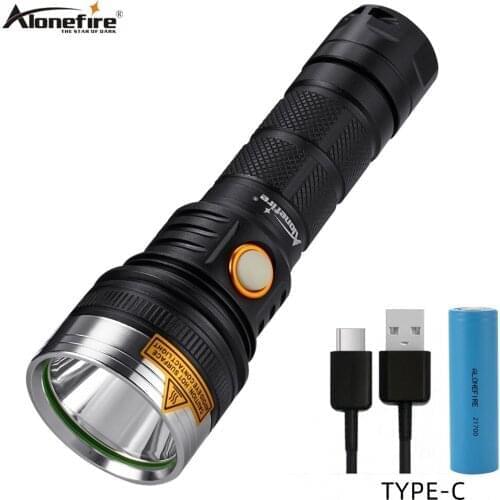 Alonefire X28 Super bright powerful Rechargeable led flashlight SST40 Waterproof Torch outdoor camping light
