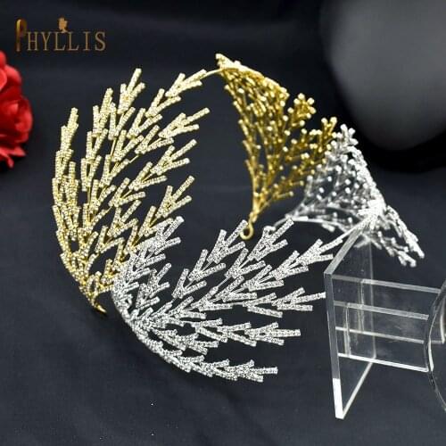 A254 Headband Woman Rhinestone Tiara for Girls Bridal Hair Accessories Diamond Headpiece Wholesale Wedding Hair Accessories