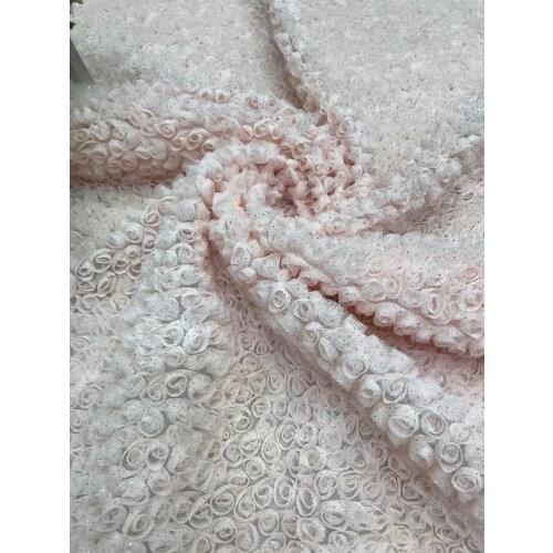 Tulle lace Fabric Embroidered Net Design African L-618689 Wedding Lace Tulle Mesh Fabirc