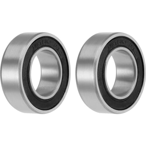 Uxcell 2pcs 173110-2RS Deep Groove Ball Bearings 17mm x 31mm x 10mm Double Sealed Chrome Steel P0(ABEC1) for Rotary Motor