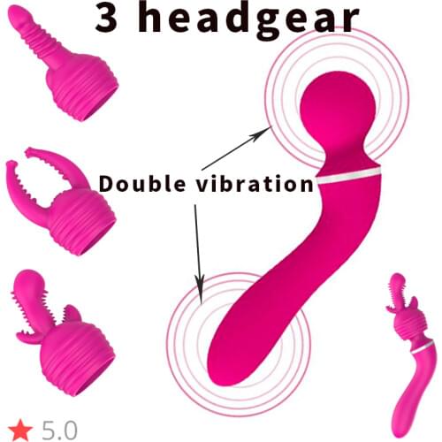 Vibrator Female Double Head Vibration Vibrations For Women Vibrating Massager Clitoris Stimulator Dildos Goods Adult Sex Toys