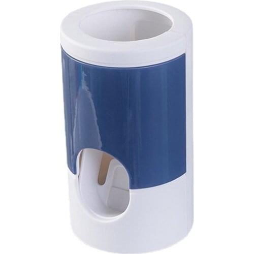 Toothpaste Squeezer Wall-Mounted Punch-Free Toothpaste Toothbrush Rack Toothpaste Holder Lazy Fantastic Squeezing Tool