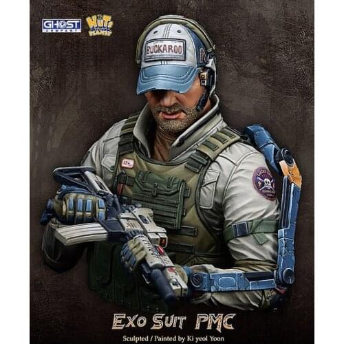 1/10 Exo Suit PMC Resin Figure Bust GK Modern mechanical series Movie Games Uncoated No colour