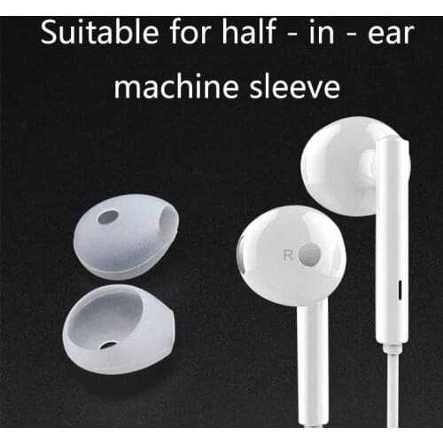 3 Pairs Earbuds Cover In-Ear Tips Soft Silicone Skin Earpiece Ear Buds Accessories Replacement for huawei AM116 AM115 Vivo X9