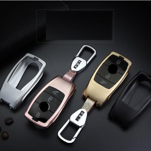Aluminium Alloy Car key Case For Mercedes Benz E-Class E Class E200L E300L S320L S350L Remote key Cover
