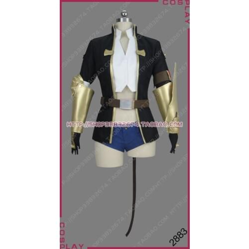 BlazBlue: Chronophantasma Centralfiction Mercenary Bullet Game Outfit Cosplay Costume S002