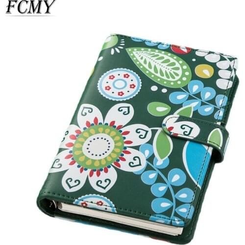 Creativity PU Notebook Planner Organizer Binder Diary Schedule Book Planner Diary Loose-leaf Binder School Supplies A6