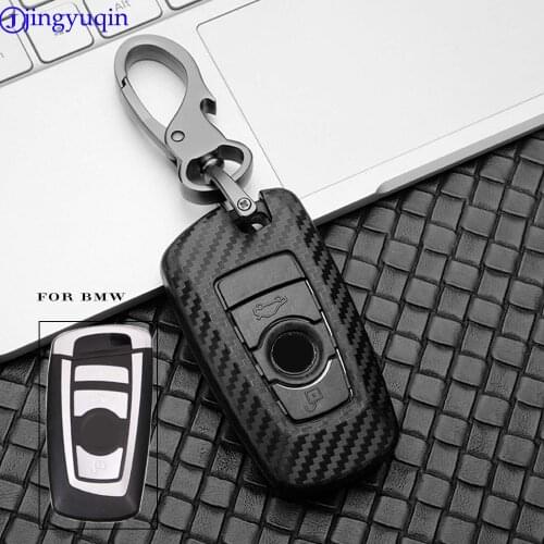 Jingyuqin Car Key Case For BMW 520 525 f30 f10 F18 118i 320i 1 3 5 7 Series X3 X4 M3 M4 M5 Car Styling Protection Key Shell