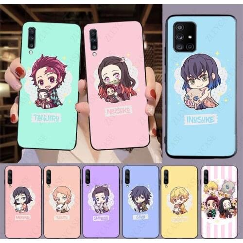 Demon Slayer Kimetsu No Yaiba Phone Cover For samsung Galaxy A50 A51 A20E A11 A40 A30s A71 A70 A31 A9 A10S J6Plus J7 J8 A80 case