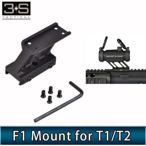 F1 Mount For Airsoft T 1 / T-1 / T 2 / T-2 /TR02 Red Dot Fit Mil-spec Picatinny Rail Scope Mount Hunting Accessories