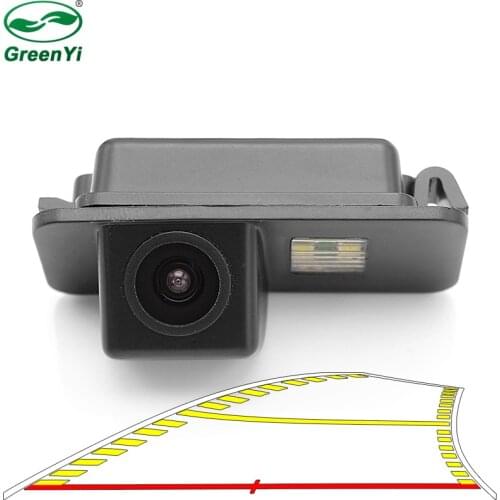 HD Vehicle Dynamic Trajectory Parking Line Car Reverse Backup Rear View Camera For Ford Mondeo Fiesta Focus Hatchback S-Max Kuga