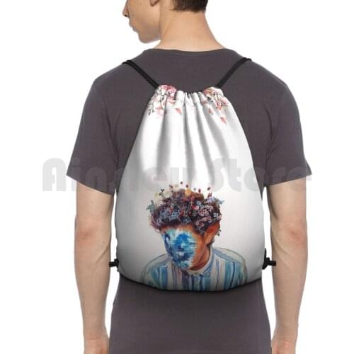 Hobo Johnson The Fall Of Hobo Johnson Ver. 1 Backpack Drawstring Bags Gym Bag Waterproof Hobo Johnson Music Typical Story