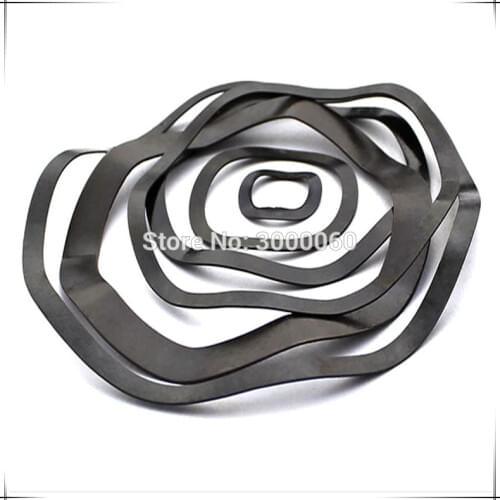 ID)27mm*(OD)34mm* (Thickness)0.4mm Black Steel Wave Spring Washer 500pcs/lot