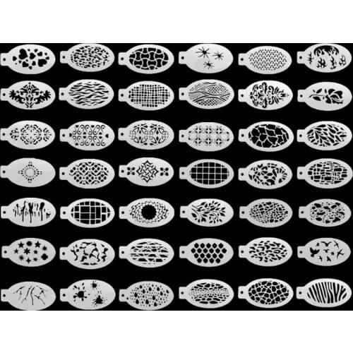 42 Pcs Mandala Stencils DIY Crafts Drawing Template for Rock Painting Paper Card K92C