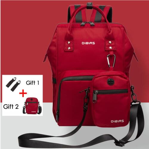 2pcs Set Nappy Backpack Bag Mummy Large Capacity Stroller Bag Mom Baby Waterproof Maternity Diaper Bag For Baby Care Organizer