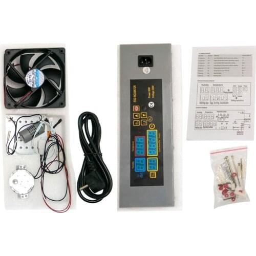 Egg Incubator Controller Set Incubator Spare Parts Controller Accessories for Hatching Chicken Duck Goose(EU Plug)
