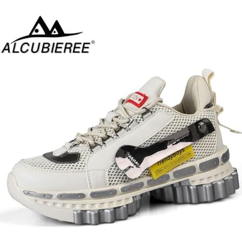 2021 Fashion Men Designer Breathable Casual Shoes Chunky Sneakers New Comfortable Platform Trending Mens Trainers Zapatos Hombre