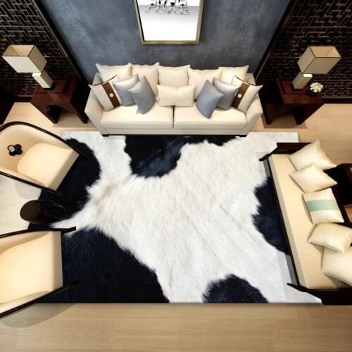 New 3D Animal fur Area carpet Cowhide/leopard print skin/Snake skin/zebra skin rug and carpets Living room bedroom decor rugs
