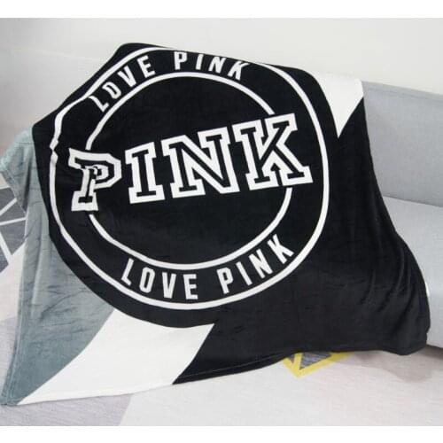 Nice Letter Blankets 130x150cm Super Soft Printing Family Car and Sofa Bed throws Summer Office Quilts Blanket Body Cover