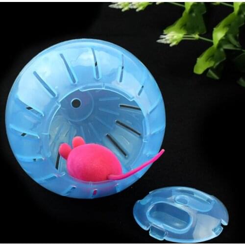 Plastic Pet Rodent Mice Jogging Ball Toy Hamster Gerbil Rat Exercise Balls Play Toys Hamsters Toys with Bracket for Running New