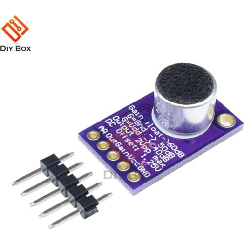 MAX9814 Microphone amplifier board Module Speaker audio amplifier board Auto Gain Control diy kit volume control