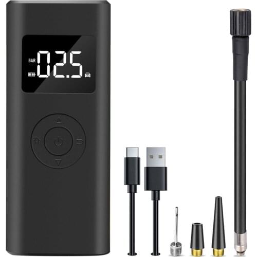 Hand Held Car Air Pump Digital Display Wireless Inflatable Treasure Suitable For Automatic Inflator Pump For Car Tire Ball