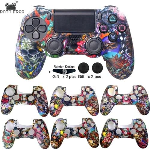 Soft Silicone Gel Rubber Case Cover For Sony Playstation 4 Ps4 Controller Protection Case For Ps4 Pro Slim Gamepad Handle Cover