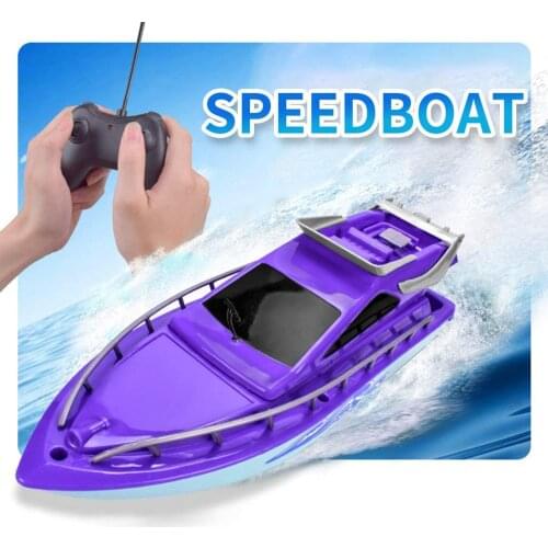 Speedboat RC Boat High-speed Electric Children Remote Control Toy Educational Toys For Outdoor Beach Toys