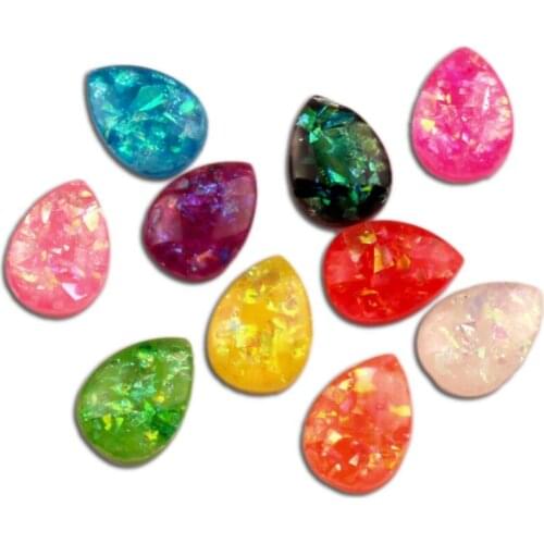 LF Mixed Resin Bling Drop Decoration Crafts Beads Flatback Cabochon Scrapbooking For Embellishments Kawaii Diy Accessories