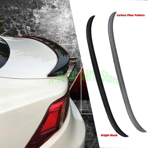 For Le xus new ES250 ES300 ES350 spoiler ABS material car tail primer color rear spoiler for Le xus es 2018 sport style
