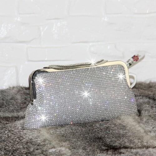 Wedding Handbag WomenS Clutch Diamonds Party Bags Ladies Banquet Glitter Clutches With Evening Clutch Purse