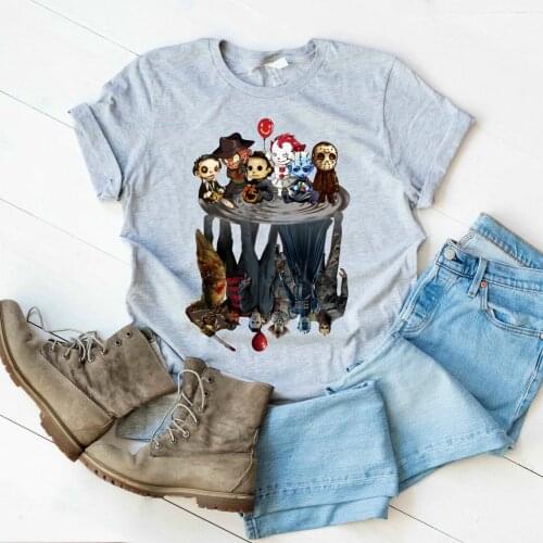 Creeps Halloween Horror Movies Gift T-Shirt Horror Movie Killers T Shirt Halloween Shirt Men Women Unisex Graphic Tees Tops