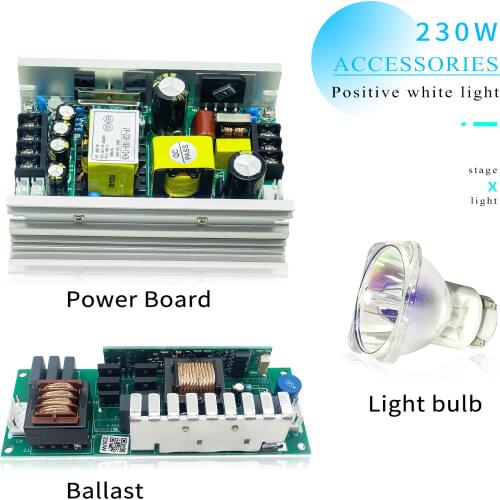 1SETS 7R 230W Beam Moving Head 5R 200w Power Board Supply 230-380V 28V 24V 12V 36V with suitable Beam Lamp supply ballast