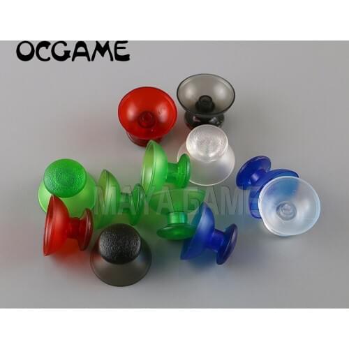 100pcs/lot clear Mushroom Thumbsticks Grip Analog Replacement Plastic Thumb Stick For PS3 Playstation 3 Controller OCGAME