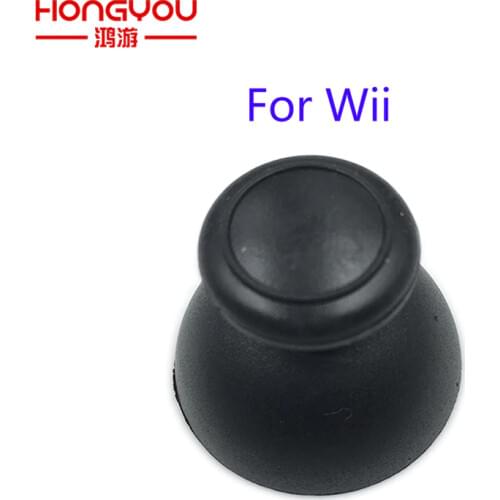 200Pcs For Nintendo Wii Nunchuck Controller Replacement Thumbstick Joysticks Cap Shell Mushroom Caps